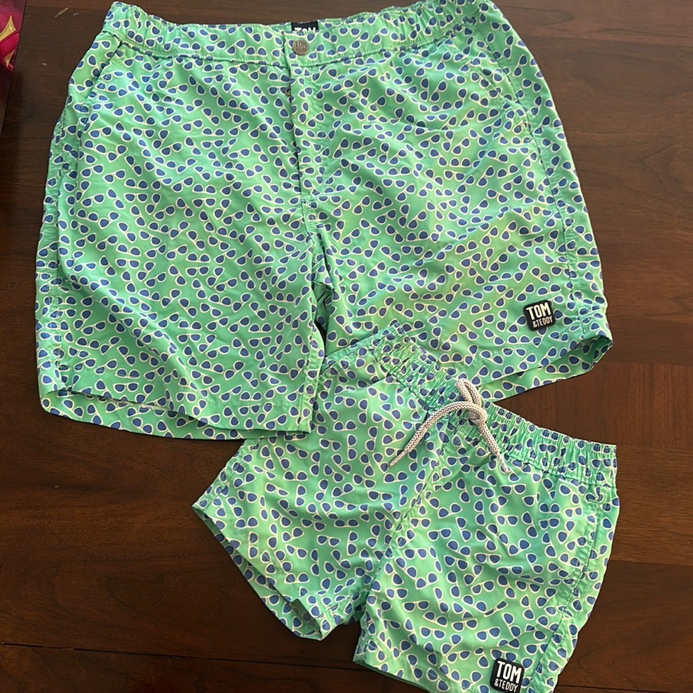 Father & Son Matching swim trunks